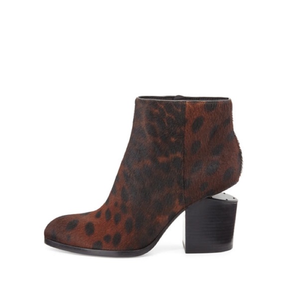 Alexander Wang Shoes - Alexander Wang - Gabi Leopard Print Fur Boots 40